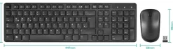 Speedlink SIGNIUM Deskset - Wireless, black - DE Layout Outlet