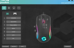ZAVOS RGB Gaming Mouse, rubber-black ^ Speedlink Clearance