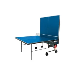 Outdoor Tischtennisplatte mit Schlägerset und Abdeckhülle blau ^ Sponeta Hot
