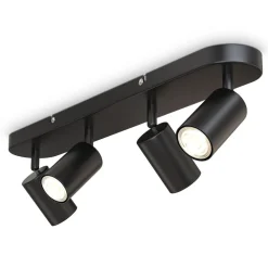 B.K.Licht Spotleuchte, schwarz, 4xGU10/max. 5W exkl. Discount