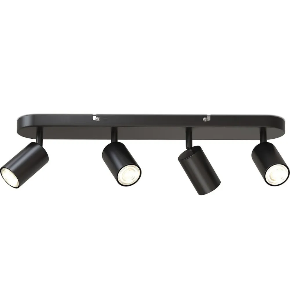 B.K.Licht Spotleuchte, schwarz, 4xGU10/max. 5W exkl. Discount