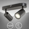 Spotleuchte, schwarz, 2xGU10/max. 5W exkl. ^ B.K.Licht New
