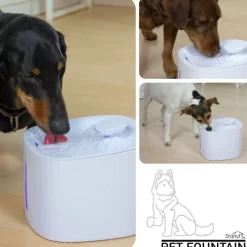 Starlyf ® Trinkbrunnen - Brunnen für Katze und Hund - Wasserspender Pet Fountain