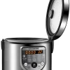 digitaler Multikocher 5L Edelstahl 900W inkl. Rezeptbuch ^ Steinborg Discount