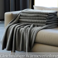 Heizdecke mit Timer 150x80cm 6 Temperaturstufen 100W ^ Steinborg Discount