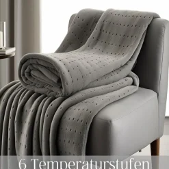 Heizdecke mit Timer 150x80cm 6 Temperaturstufen 100W ^ Steinborg Discount