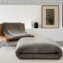 Heizdecke mit Timer 150x80cm 6 Temperaturstufen 100W ^ Steinborg Discount
