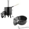 5in1 Gulaschkanone / Gulaschkessel 19 Liter in Schwarz ^ Strattore Clearance