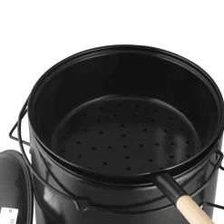 5in1 Gulaschkanone / Gulaschkessel 19 Liter in Schwarz ^ Strattore Clearance