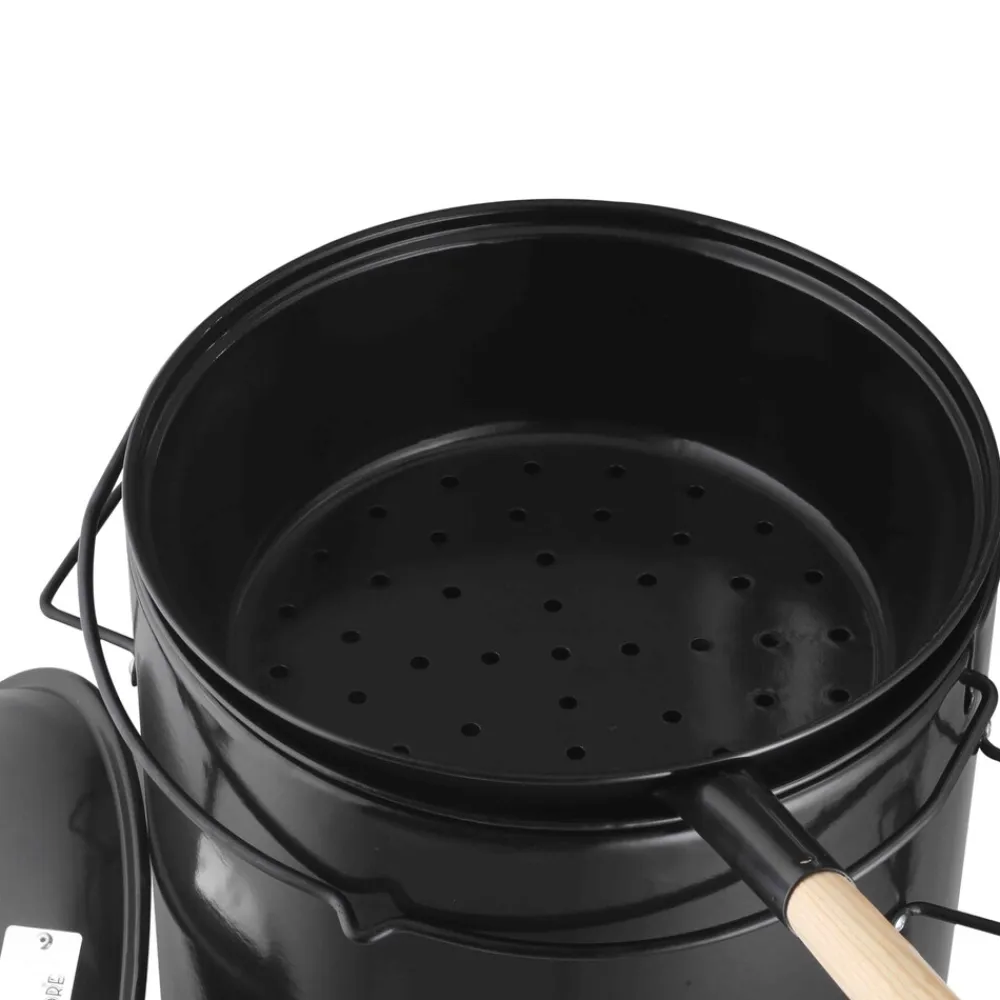5in1 Gulaschkanone / Gulaschkessel 19 Liter in Schwarz ^ Strattore Clearance