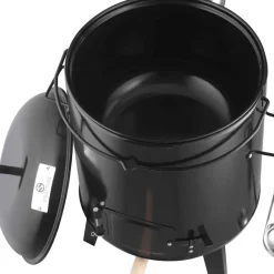 5in1 Gulaschkanone / Gulaschkessel 19 Liter in Schwarz ^ Strattore Clearance