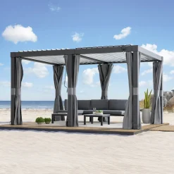 Sunjoy Multi Pergola MATTERHORN - 306cm x 406cm, anthrazit New