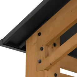 Zedernholz Carport DIRAN - 336cm x 603cm, anthrazit (Produkt aktuell ausverkauft) ^ Sunjoy Online