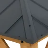 Sunjoy Zedernholz Gazebo TRIVOR - 390cm x 450cm, anthrazit New
