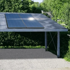 ® 1840W Balkonkraftwerk BIFAZIAL FULLBLACK komplett Steckdose DEYE 1600 Watt Wechselrichter, Solaranlage Komplettset, 4x 460W N-Type Glas-Glas Bifacial Solarmodule, 5m Kabel, 4x 2.5m Solarkabel ^ SUNNIVA New