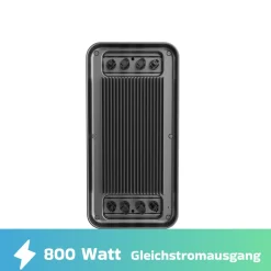 SUNNIVA ® 2000W Balkonkraftwerk Deye mit 4,48 kWh Speicher MARSTEK B2500-D, BIFAZIAL FULLBLACK komplett Steckdose, PV Solaranlage Komplettset mit Solarspeicher, 4x 500W N-Type Glas Bifacial Module Clearance