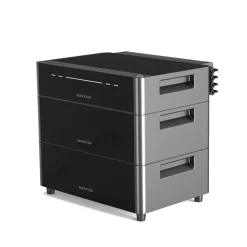 ® 2000W Balkonkraftwerk mit 2,56 kWh Speicher MARSTEK Venus D, BIFAZIAL FULLBLACK komplett Steckdose, PV Solaranlage Komplettset mit Solarspeicher, 4x 500W N-Type Glas Bifacial Module ^ SUNNIVA Outlet