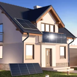 ® 1840W Balkonkraftwerk mit 4.48 kWh Speicher Marstek 2x B2500-D, BIFAZIAL FULLBLACK komplett Steckdose, PV Solaranlage Komplettset mit Solarspeicher, 4x 460W N-Type Glas-Glas Bifacial Module ^ SUNNIVA Hot