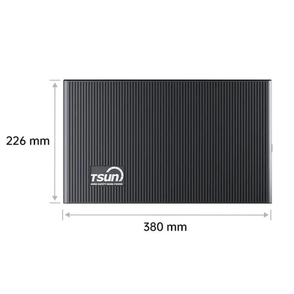 SUNNIVA ® 2000W Balkonkraftwerk mit 4,02 kWh Speicher TSUN SOLARCAN TSOL-DCU2000Lite, BIFAZIAL FULLBLACK komplett Steckdose, PV Solaranlage Komplettset mit Solarspeicher, 4x 500W Glas-Bifacial Discount