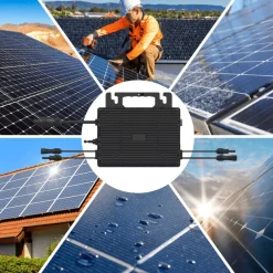 SUNNIVA ® 2000W Balkonkraftwerk mit 4,02 kWh Speicher TSUN SOLARCAN TSOL-DCU2000Lite, BIFAZIAL FULLBLACK komplett Steckdose, PV Solaranlage Komplettset mit Solarspeicher, 4x 500W Glas-Bifacial Discount