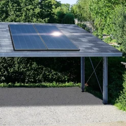 SUNNIVA ® 2000W Balkonkraftwerk mit 2,01 kWh Speicher TSUN SOLARCAN  TSOL-DCU2000Lite, BIFAZIAL FULLBLACK komplett Steckdose, PV Solaranlage Komplettset mit Solarspeicher, 4x 500W Glas-Bifacial Discount