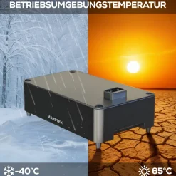 SUNNIVA ® 920W Balkonkraftwerk mit 2,56 kWh Speicher Marstek Venus D, BIFAZIAL FULLBLACK komplett Steckdose, PV Solaranlage Komplettset mit Solarspeicher, 2x 460W N-Type Glas-Glas Bifacial Module New