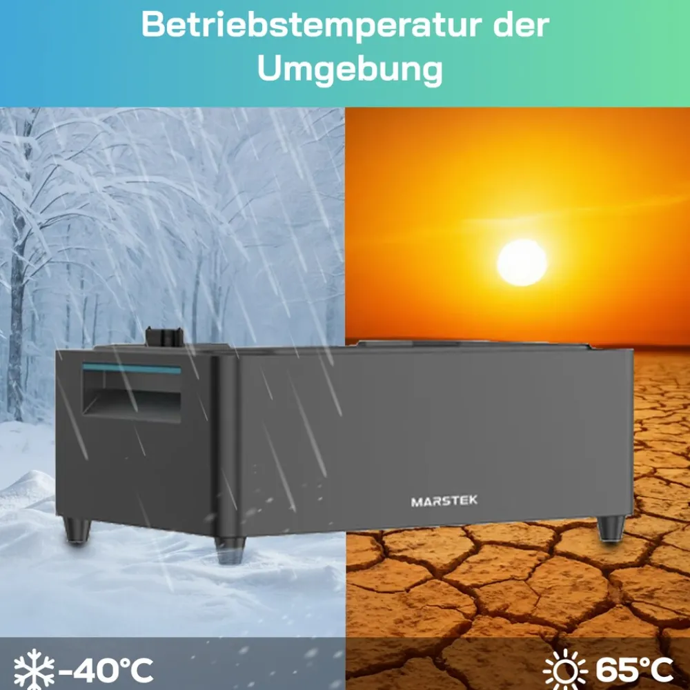 ® 2000W Balkonkraftwerk mit 2,56 kWh Speicher MARSTEK Jupiter C + Plus, BIFAZIAL FULLBLACK komplett Steckdose, PV Solaranlage Komplettset mit Solarspeicher, 4x 500W N-Type Glas Bifacial ^ SUNNIVA Clearance