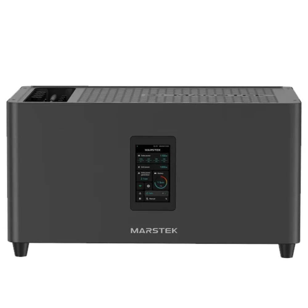 ® 2000W Balkonkraftwerk mit 2,56 kWh Speicher MARSTEK Jupiter C + Plus, BIFAZIAL FULLBLACK komplett Steckdose, PV Solaranlage Komplettset mit Solarspeicher, 4x 500W N-Type Glas Bifacial ^ SUNNIVA Clearance