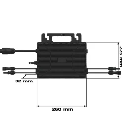 ® 1700W Balkonkraftwerk 800W komplett Steckdose - Astro-Energy 800W Micro Wechselrichter - PV Solaranlage Komplettset, 4x 425W (1700W) Solarmodule, inkl.5m Kabel, Y-Verteiler, Bluetooth, WIFI ^ SUNNIVA Sale
