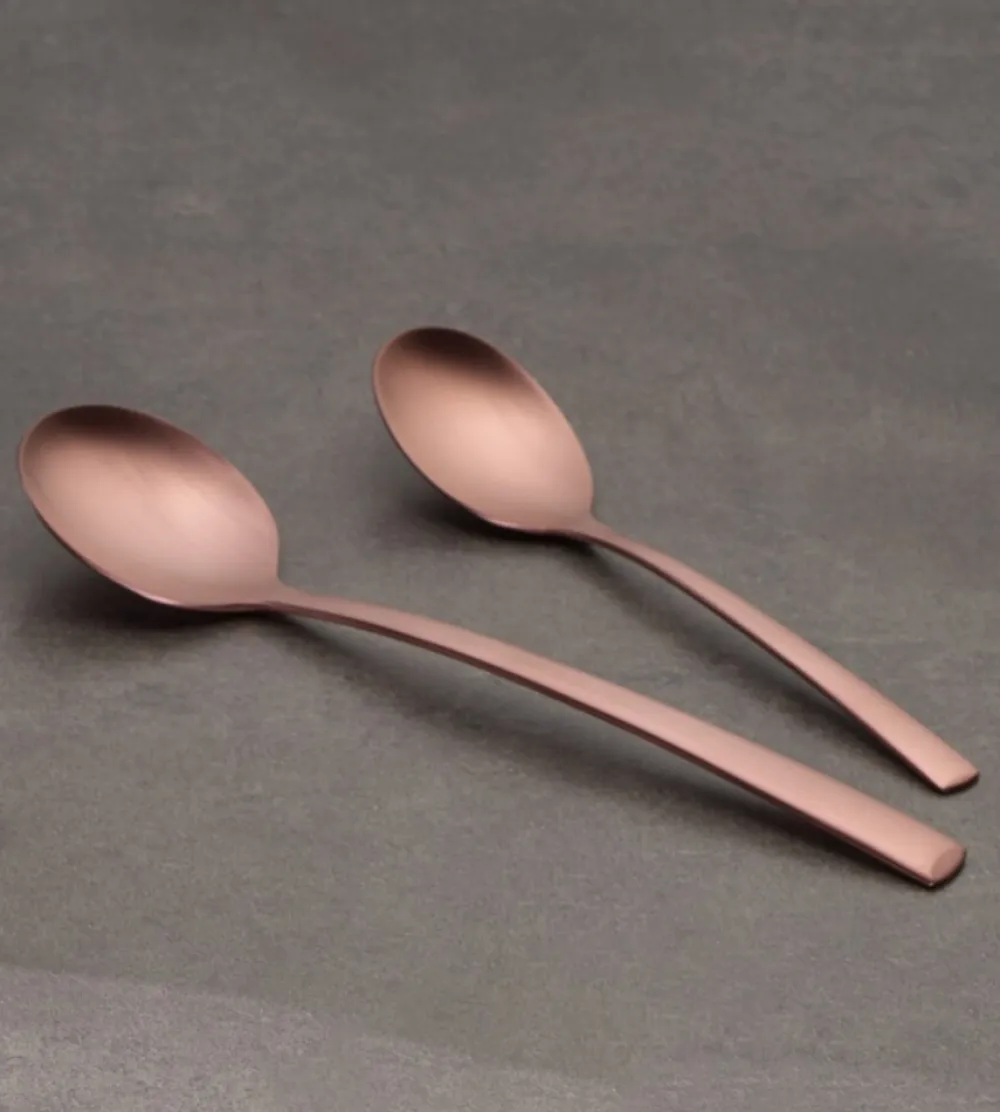 ECHTWERK Tafelbesteck "AVELINO" 68 tlg. - bronze matt Sale