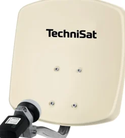 DIGIDISH 33 | Sat-Schüssel mit V/H-LNB & Satfinder, 1 TN beige ^ Technisat Best