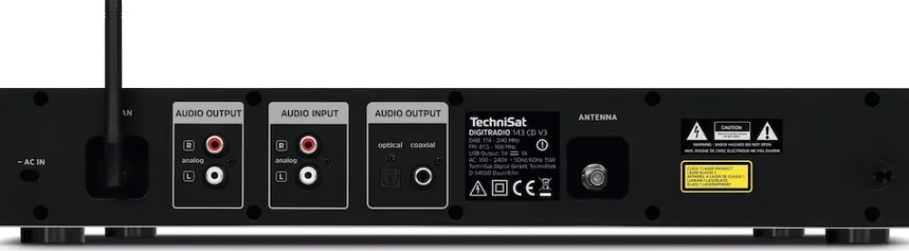 DIGITRADIO 143 CD (V3) | HiFi-Tuner, DAB+, Internetradio, CD schwarz ^ Technisat Outlet