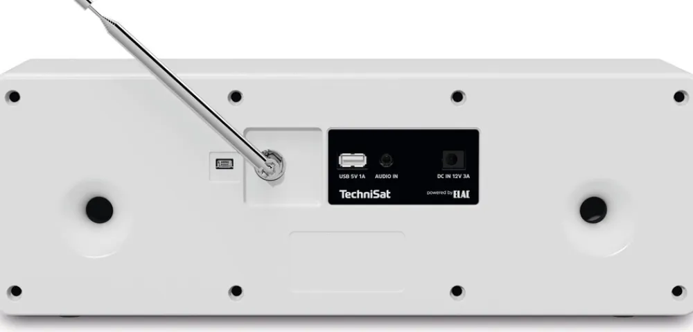 DIGITRADIO 3 | DAB+/UKW/CD-Stereoradio, Bluetooth & MP3 weiß ^ Technisat Discount