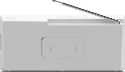 Technisat DIGITRADIO 2 S | Portables DAB+/UKW-Stereoradio, 2 W weiß schwarz/silber