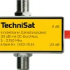 Technisat Dämpfungsglied | einstellbar (mit F-Kupplung) | silber Discount