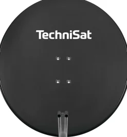 Technisat SATMAN 850 PLUS | 85cm Sat-Antenne inklusive AZ/EL-Halterung | rot schiefergrau gelb mit smiley Clearance