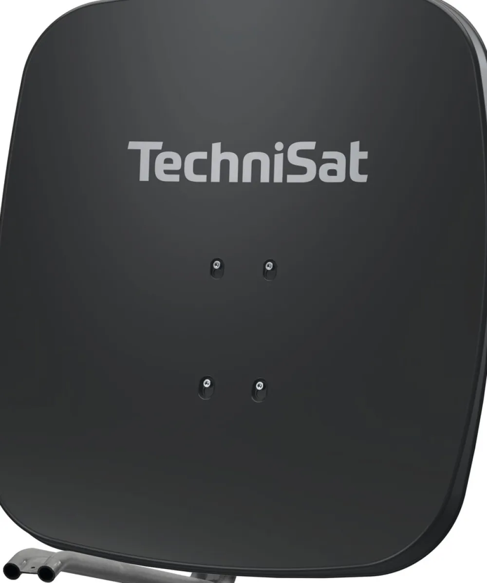 Technisat SATMAN 65 PLUS, 65 cm SAT-Spiegel ohne LNB (für UNYSAT LNB) schiefergrau