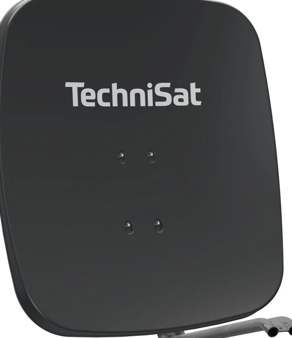 Technisat SATMAN 65 PLUS, 65 cm SAT-Spiegel ohne LNB (für UNYSAT LNB) schiefergrau