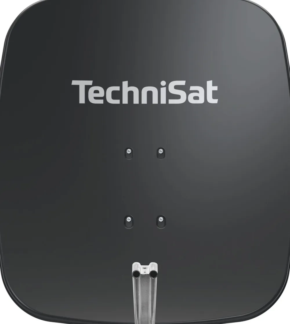 Technisat SATMAN 65 PLUS, 65 cm SAT-Spiegel ohne LNB (für UNYSAT LNB) schiefergrau