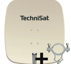 SATMAN 65 PLUS | Sat-Antenne inkl. Halteschelle und Halterung | rot beige (Produkt aktuell ausverkauft) ^ Technisat Hot