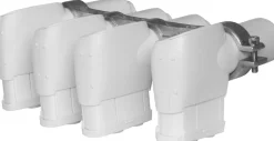 Skytenne-System | Empfangseinheit mit Schiene und vier Quattro-LNBs ^ Technisat Clearance