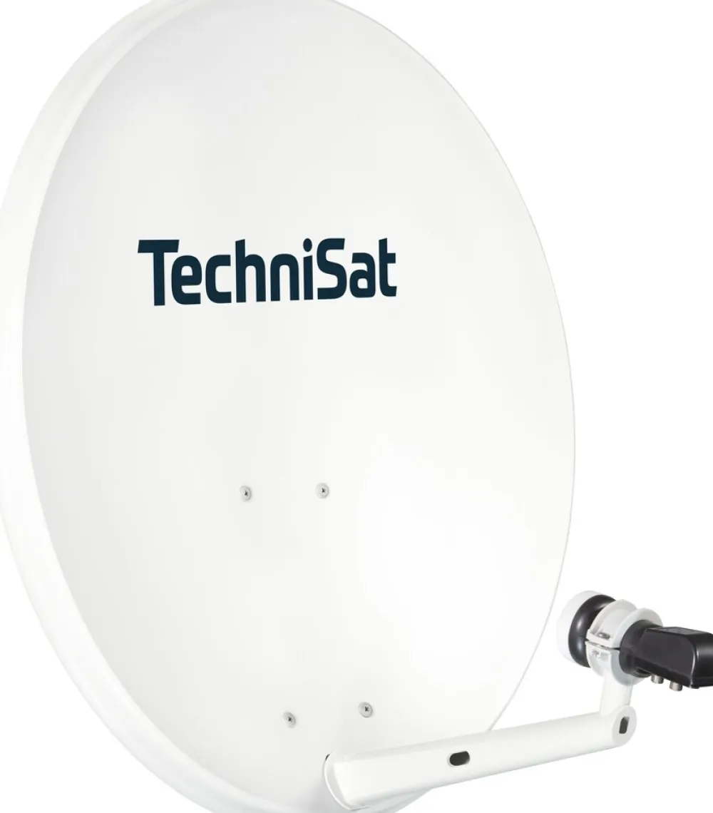 Technisat TECHNITENNE 70 mit Quattro-Switch-LNB 4 Teilnehmer 1 Satellit lichtgrau Online