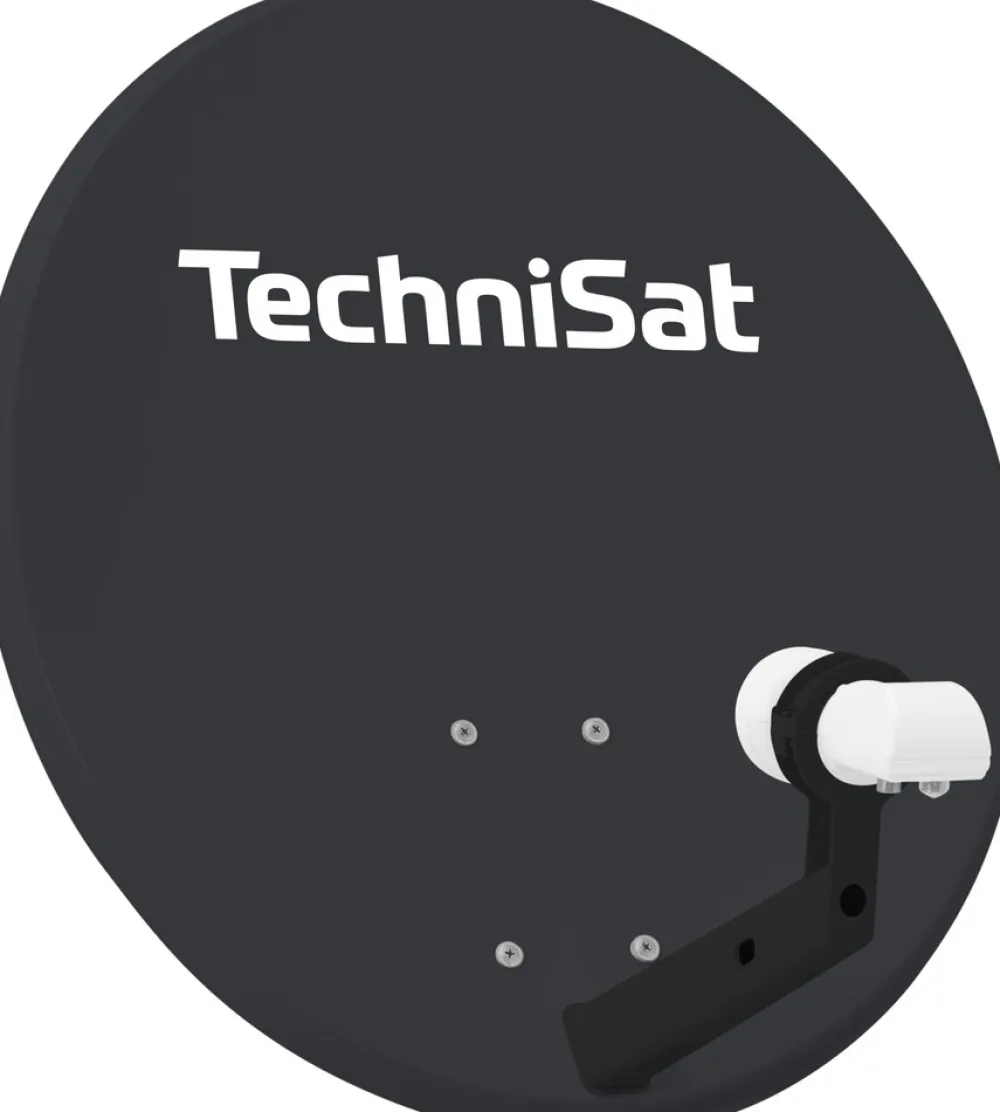 TECHNITENNE 60 - SAT-Anlage, 60 cm Durchmesser, für 2 Teilnehmer, inkl. Twin-LNB, 2x10m Kabel ^ Technisat