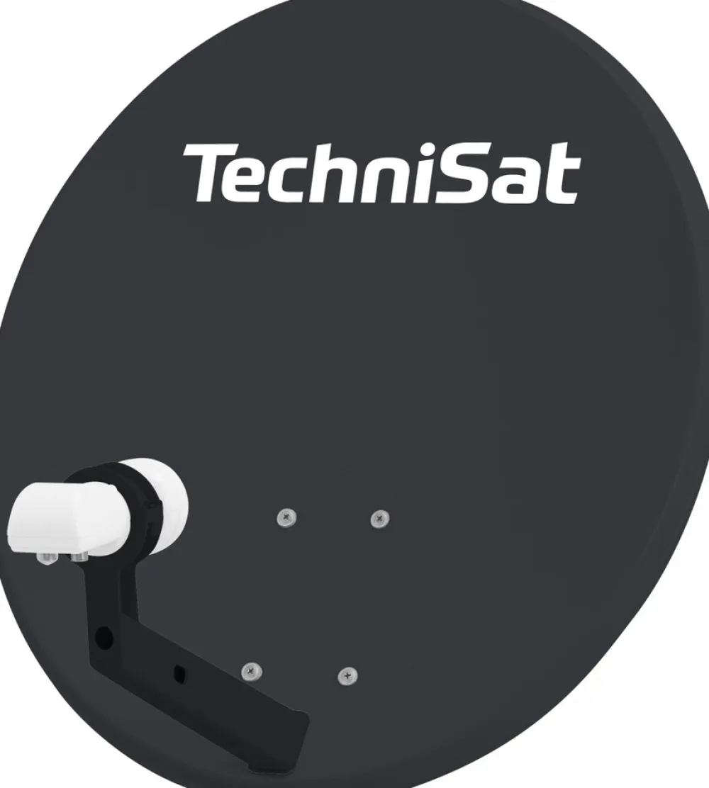 TECHNITENNE 60 - SAT-Anlage, 60 cm Durchmesser, für 2 Teilnehmer, inkl. Twin-LNB, 2x10m Kabel ^ Technisat