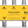 8-Wege-Verteiler | Sat-Verteiler mit DC-Durchlass für TECHNIROUTER ^ Technisat Clearance