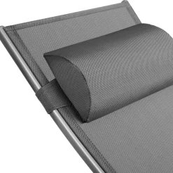 ® Aluminium 2er Set Gartenliege, Textilene-Gewebe, abnehmbares Kopfpolster, 180 x 59 x 50 cm ^ TecTake Clearance