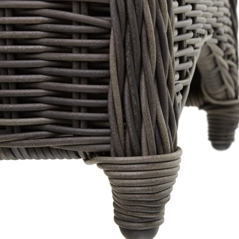 ® 2er Set Aluminium Rattansessel, wetterfest und UV-beständig, pflegeleicht, kein Aufbau ^ TecTake Clearance