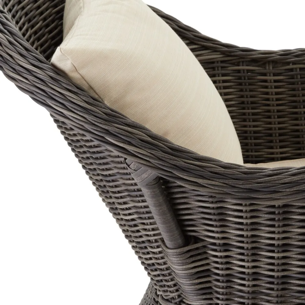 ® 2er Set Aluminium Rattansessel, wetterfest und UV-beständig, pflegeleicht, kein Aufbau ^ TecTake Clearance