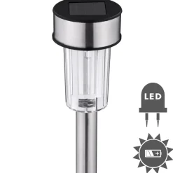 TecTake ® 24-er Set LED-Solarlampen, kaltweiß, mit Erdspieß, 4,7 x 37 cm Clearance