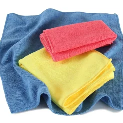 ® 200er Set Mikrofasertücher, für gründliche und streifenfreie Reinigung, langlebig dank vernähtem Rand, 35 x 35 cm ^ TecTake Best